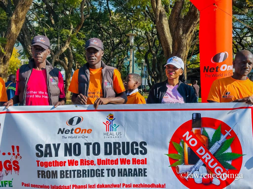 NetOne Supports The 23 Day Anti Drug Walkathon